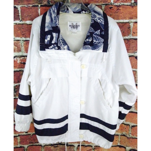 Mulberry Street Jackets & Blazers - Vintage 90's Mulberry Street Color Block Jacket L